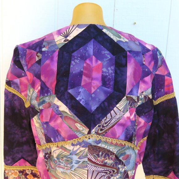 Artisan custom quilted jacket - Picture 6 of 15